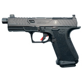 MR920, 9mm, Black Frame, WAR POET Edition, Fluted Threaded Black, SS Rod, Grn Trit 1D