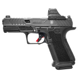 MR920, 9mm, Black Frame, WAR POET Edition, Fluted Unthreaded Black, SS Rod, Grn Trit 1D, w/Holosun