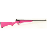 Rascal F-SR, Bolt Action, 22LR, 16" Threaded Barrel, 1/2x28 Thread Pitch, Black, Pink Synthetic Stock, Single Shot 13811