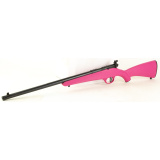 Rascal F-SR, Bolt Action, 22LR, 16" Threaded Barrel, 1/2x28 Thread Pitch, Black, Pink Synthetic Stock, Single Shot 13811