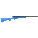 Rascal F-SR, Bolt Action, 22LR, 16" Threaded Barrel, 1/2x28 Thread Pitch, Black, Blue Synthetic Stock, Single Shot 13812