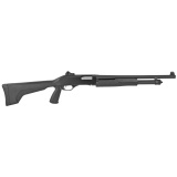 Stevens 320 Security Pump 20 Gauge 3 Inch Chamber 18.5 Inch Barrel Blue Finish Ghost Ring Sight Black Synthetic Stock With Pistol Grip 5 Round