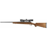 AxisII XP .243 Winchester 22 Inch Barrel Matte Blue Finish Hardwood Stock 4 Rounds Includes 3-9x40mm Kaspa Riflescope