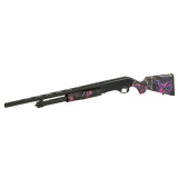 Stevens 320 Field Youth 20 Gauge 3 Inch Chamber 22 Inch Barrel Matte Blue Finish Synthetic Stock Muddy Girl Camouflage Finish 5 Round