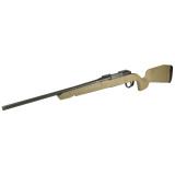 Axis II, Bolt Action Rifle, 400 Legend, 20" Sporter Contour Barrel, Matte Finish, Black, Flat Dark Earth Polymer Stock, 1 Magazine, 4 Rounds 32055