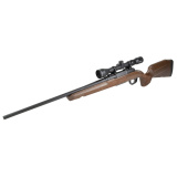 Axis II XP Hardwood, Bolt Action Rifle, 308 Winchester, 22" Barrel, Matte Finish, Black, Hardwood Stock, 1 Magazine, 4 Rounds, Includes 3-9x40 Scope 32262