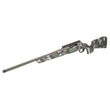 Axis II Pro Compact, Bolt Action Rifle, 308 Winchester, 20" Barrel, 5/8X24 Thread Pitch, Cerakote Finish, Gun Metal Bronze, Forest Camo Synthetic Stock, Left Hand, 4 Rounds, 1 Magazine 32384