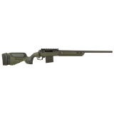 110 Core Predator, Bolt Action Rifle, 22ARC, 22" Straight Fluted Barrel, Threaded, Cerakote Finish, Black Ink, Hunter Green Synthetic Stock, 10 Rounds, 1 Magazine 32632