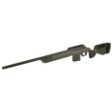 110 Core Predator, Bolt Action Rifle, 22ARC, 22" Straight Fluted Barrel, Threaded, Cerakote Finish, Black Ink, Hunter Green Synthetic Stock, 10 Rounds, 1 Magazine 32632