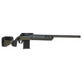 110 Core Predator, Bolt Action Rifle, 22 Creedmoor, 22" Straight Fluted Barrel, Threaded, Cerakote Finish, Black Ink, Hunter Green Synthetic Stock, 10 Rounds, 1 Magazine 32634