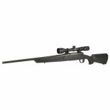 Axis XP Compact, Bolt Action, 6.5 Creedmoor, 20", Black Color, Black Polymer Stock, Right Hand, Weaver 3-9x40 Scope, 4Rd, Detachable Box Magazine 57474