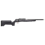 B Series Timberlite, Bolt Action Rifle, 22 WMR, 18" Carbon Fiber Wrapped Barrel, Threaded 1/2x28, Matte, Black, Carbon Wood Laminate Gray Stock, Savage AccuTrigger, 0 MOA Picatinny Rail, 10 Rounds, 1 Magazine 70519