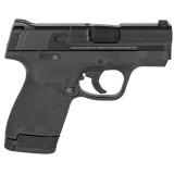 Model M&P9 Shield M2.0 |9mm 3.1 Inch Barrel Armornite Finish White Dot Sights Polymer Frame/Grips No Thumb Safety, 1 7 Round + 1 8 Round Magazine