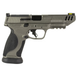 M&P 2.0 Competitor |9MM, 5" Barrel, Cerakote Finish, Tungsten Gray Stainless Steel Frame + Slide, Armornite Finish Barrel, Optics Ready, Non-Manual Safety, Fiber Optic Front Sight, 17 Round Magazines