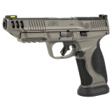 M&P 2.0 Competitor |9MM, 5" Barrel, Cerakote Finish, Tungsten Gray Stainless Steel Frame + Slide, Armornite Finish Barrel, Optics Ready, Non-Manual Safety, Fiber Optic Front Sight, 17 Round Magazines