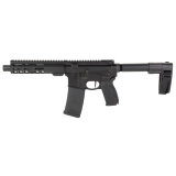 M&P 15 Pistol, Semi-automatic, AR Pistol, 223 Remington/556NATO, 7.5" Barrel, Black Finish, Fixed-Position Pistol Stabilizing Brace, Blast Diverter, M-LOK Handugard, 30 Rounds, 1 Magazine 13658