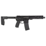 M&P 15 Pistol, Semi-automatic, AR Pistol, 223 Remington/556NATO, 7.5" Barrel, Black Finish, Fixed-Position Pistol Stabilizing Brace, Blast Diverter, M-LOK Handugard, 30 Rounds, 1 Magazine 13658