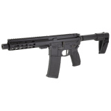 M&P 15 Pistol, Semi-automatic, AR Pistol, 223 Remington/556NATO, 7.5" Barrel, Black Finish, Fixed-Position Pistol Stabilizing Brace, Blast Diverter, M-LOK Handugard, 30 Rounds, 1 Magazine 13658