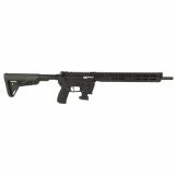 Response, Semi-automatic, AR, 9MM, 16.5" Barrel, Threaded 1/2x28, Black Oxide Finish, Black, Polymer Upper/Lower Receiver, M&P Grips, Free Float M-LOK Handguard, Collapsible Stock, 10 Rounds, 2 M&P Magazines, 2 FLEXMAG Adaptors For GLOCK and Smith & Wess