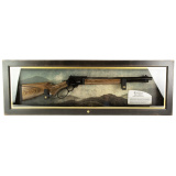 1854 Limited Edition Lever Action Rifle, 44 Magnum, 19.25" Threaded Barrel, 11/16X24 Thread Pitch, 410 Stainless Steel with Polished Black PVD Finish Barrel, Satin Finish Walnut Stock, XS Ghost Ring Rear Sight, Gold Bead Front Sight, Cross Bolt Safety, 9
