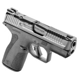 M&P Shield X, Semi-automatic, Striker Fired, Compact, 9MM, 3.6" Barrel, Armornite Finish, Black, Optic Ready, Front Night Sight, Thumb Safety, 2 Magazines, 10 Rounds 14265