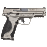 M&P M2.0 Metal, Striker Fired, Semi-automatic, Metal Frame Pistol, Full Size, 9MM, 4.25" Barrel, Cerakote Finish, Tungsten Gray, 3 Dot Sights, Optics Ready with S&W C.O.R.E. System, 10 Rounds, 2 Magazines, Loaded Chamber Indicator, California Compliant 1