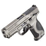 M&P M2.0 Metal, Striker Fired, Semi-automatic, Metal Frame Pistol, Full Size, 9MM, 4.25" Barrel, Cerakote Finish, Tungsten Gray, 3 Dot Sights, Optics Ready with S&W C.O.R.E. System, 10 Rounds, 2 Magazines, Loaded Chamber Indicator, California Compliant 1