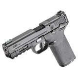 M&P 22X, Semi-automatic, Single Action Only Internal Hammer Fired, Full Size Pistol, 22 LR, 4.1" Barrel, Anodized Finish, Black, Optics Ready, Manual Safety, Fiber Optic Front with Black Rear Sights, 10 Rounds, 2 Magazines 14313