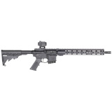 M&P 15, Sport III, Semi-automatic, AR, 223 Remington/556NATO, 16" Barrel, Anodized Finish, Black, Polymer Furniture, Includes Crimson Trace Compact Red Dot Sight, Free Float M-LOK Handguard, 6 Position Collapsible Stock, 10 Rounds, 1 Magazine 14406