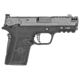 Performance Center Equalizer Carry Comp, Semi-automatic, Striker Fired, Micro-compact, Polymer Frame Pistol, 9MM, 3.675" Ported Barrel, Armornite Finish, Black, Textured Polymer Grips, Blacked-out U-Notch Rear Sight, Ameriglo Trooper Tritium Front Night