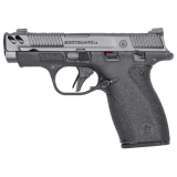 Bodyguard 2.0 Performance Center Carry Comp w/ Thumb Safety | 380 ACP, 3.1" Ported Barrel, Armornite Finish, Gray Slide, Black Frame, 12rd, Ameriglo Protector LumiGreen Front Night Sight, Black Square Notch Ameriglo Protector Rear Sight