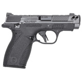 Bodyguard 2.0 Performance Center Carry Comp w/ Thumb Safety | 380 ACP, 3.1" Ported Barrel, Armornite Finish, Gray Slide, Black Frame, 12rd, Ameriglo Protector LumiGreen Front Night Sight, Black Square Notch Ameriglo Protector Rear Sight