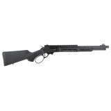 1854 Stealth Hunter, Lever Action Rifle, 30-30 Winchester, 16.5" Threaded Barrel, 5/8x24" Thread Pitch, Armornite Finish, Black, Black Synthetic Stock, M-LOK Handguard, XS Ghost Ring Sight, HIVIZ H3 Tritium/Fiber Optic Front Sight, Cross Bolt Safety, 5 R