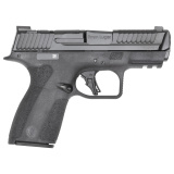 M&P Shield X, Semi-automatic, Striker Fired, Compact, 9MM, 3.6" Barrel, Armornite Finish, Black, Optic Ready, Front Night Sight, Thumb Safety, Loaded Chamber Indicator, 2 Magaxines, 10 Rounds, California Compliant 14459