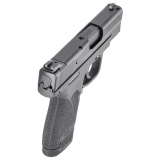 Shield M2.0, Semi-automatic, Striker Fired, Polymer Frame Pistol, Compact Slim, 40 S&W, 3.1" Barrel, Armornite Finish, Black, White Dot Front and 2 White Dot Rear Sights, Manual Thumb Safety, 7 Rounds, 1 Magazine 14656