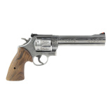 629, Double/Single Action, Metal Frame Revolver, Large Frame, N-Frame, 44 Magnum/44 Special, 6.5" Barrel, Engraved Stainless Steel Finish, High-Grade Walnut Grips, Adjustable Rear Sight, 6 Rounds 14784