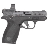 Bodyguard 2.0, Striker Fired, Polymer Frame Pistol, Micro-Compact, 380 ACP, 2.75" Barrel, ArmorniteFinish, Black, Bright Dot Front Sight with Tritium Insert, Viridian RFX1 Custom Micro Green Dot Sight, Flat Face Trigger, Manual Thumb Safety, 10 Rounds, 2