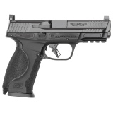 M&P M2.0 Metal, Striker Fired, Semi-automatic, Metal Frame Pistol, Full Size, 9MM, 4.25" Barrel, Armornite Finish, Black, Night Sights, Optics Ready Slide with ACRO Footprint, 17 Rounds, 2 Magazines 14792