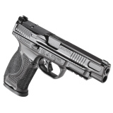 M&P M2.0 Metal Heavy Duty, Semi-automatic, Striker Fired, Full Size, 9MM, 5" Barrel, Armornite Finish, Black, Front Night Sight, Black Rear Sight, Optics Ready, 15 Rounds, 2 Magazines 14811