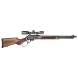 Model 1854, Lever Action Rifle, 30-30 Winchester, 20" Threaded Barrel, 5/8X24 Thread Pitch, Armornite Finish, Black, Walnut Furniture, Gold Bead Front Sight, 6 Rounds, Large Loop Lever, Cross-Bolt Safety, Vortex Crossfire HD 2-7X32 14825