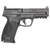 M&P M2.0, Semi-automatic, Striker Fired, Polymer Frame Pistol, Full Size, 9MM, 4.22" Barrel, Armornite Finish, Black, Optic Height Sights, Optics Ready, Flat Face Trigger with Integrated Trigger Safety, 15 Rounds, 2 Magazines 14913