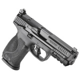 M&P M2.0, Semi-automatic, Striker Fired, Polymer Frame Pistol, Full Size, 9MM, 4.22" Barrel, Armornite Finish, Black, Optic Height Sights, Optics Ready, Flat Face Trigger with Integrated Trigger Safety, Thumb Safety, 15 Rounds, 2 Magazines 14914