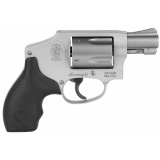 Model 642 Centennial Airweight .38 Special +P 1.875 Inch Barrel Matte Stainless Finish Double Action Black Grips 5 Round