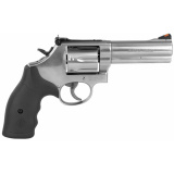 Model 686 Plus .357 Magnum/.38 Smith & Wesson Special +P 4 Inch Barrel Satin Stainless Finish Adjustable Sight Internal Lock 7 Round