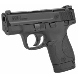 M&P Shield 9mm 3.1 Inch Barrel Black Melonite Finish Polymer Frame Loaded Chamber Indicator One 7 Round and One 8 Round Magazine - CA Compliant