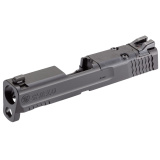 Shield Optics Ready Slide Assembly, SHIELD SMS and Holosun 507K Footprint, White 3 Dot Sights, Fits 9MM 3.1" Barrel Shield and Shield M2.0 Models, Armornite Finish, Black 3015613