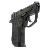 TUC22, Semi-automatic, Polymer Frame Pistol, Micro-Compact, 22LR, 3" Barrel, Matte Finish, Olive Drab Green, G10 Grips, Fixed Sights, Orange Dot Front Sight, Manual Thumb Safety, 9 Rounds 1-22TUC13-ODG
