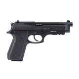 PT92, Double/Single Action, Semi-automatic, Full Size, 9MM, 5" Barrel, Matte Finish, Black, Rubber Grips, Manual Thumb Safety, (4)-18 Round and (2)-17 Round Magazines 1-920151-6MAG