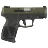 G2C, Striker Fire, Semi-automatic, Polymer Frame Pistol, Compact, 9MM, 3.2" Barrel, Matte Finish, Moss Green, Adjustable Sights, Manual Thumb Safety, 12 Rounds, 2 Magazines 1-G2C93B-12