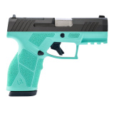 GX2 TORO, Semi-automatic, Striker Fired, Compact, 9MM, 3.38" Barrel, Cyan Frame, Black Slide, Optics Ready, Manual Safety, 10 Rounds, 2 Magazines 1-GX2P931C-10